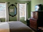 Lt. Col;. William Baker Guestroom Bed and Windows at Battlefield Bed & Breakfast