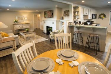 Kitchen and Living Room Area in Room